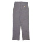 CARHARTT Mens Trousers Grey Relaxed Straight W30 L32