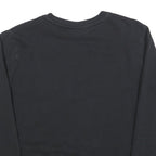 FILA Womens Black Crew Neck M Sweatshirt Cotton Blend Logo Casual Pullover