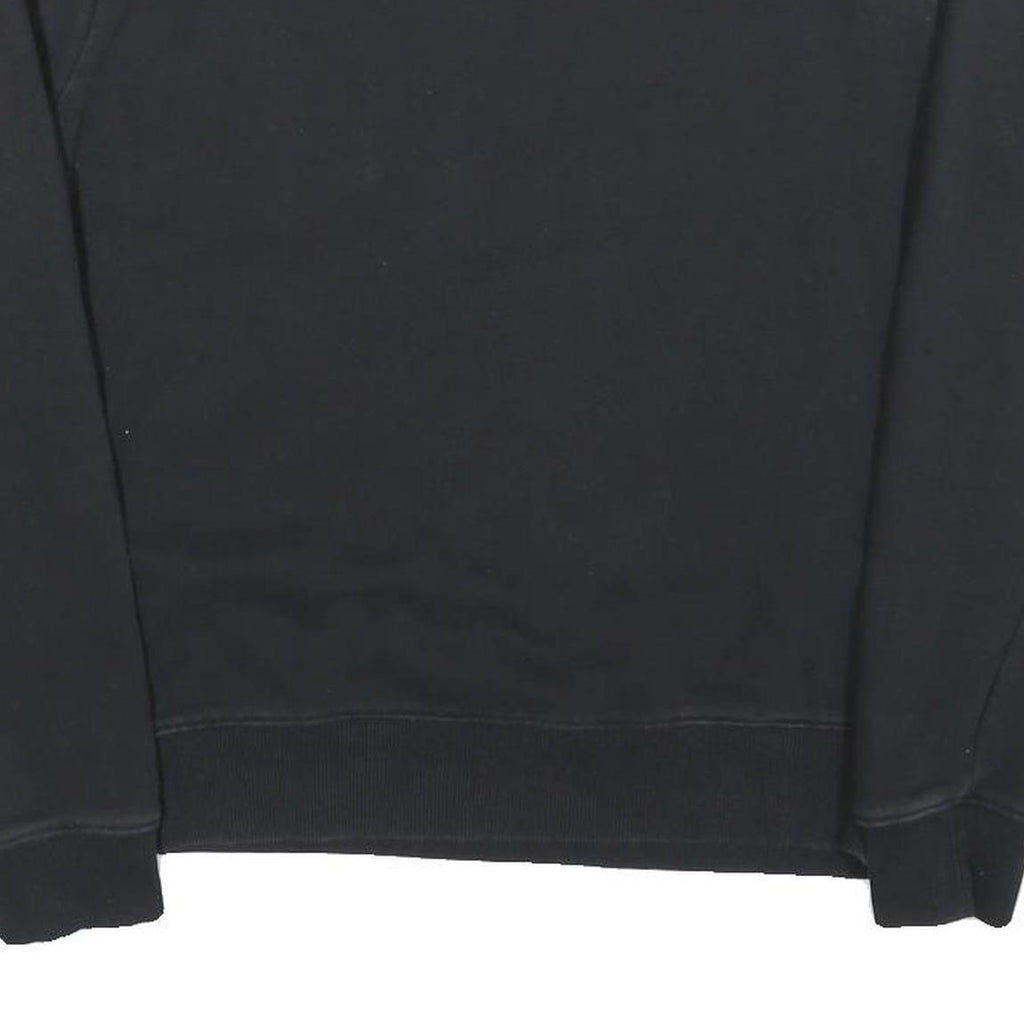 FILA Womens Black Crew Neck M Sweatshirt Cotton Blend Logo Casual Pullover