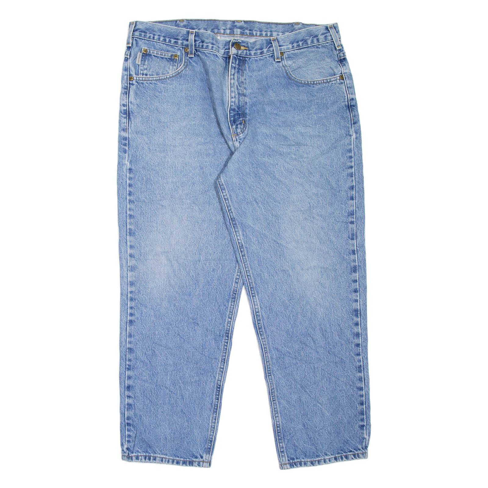 CARHARTT Workwear Mens Jeans Blue Relaxed Tapered W36 L28