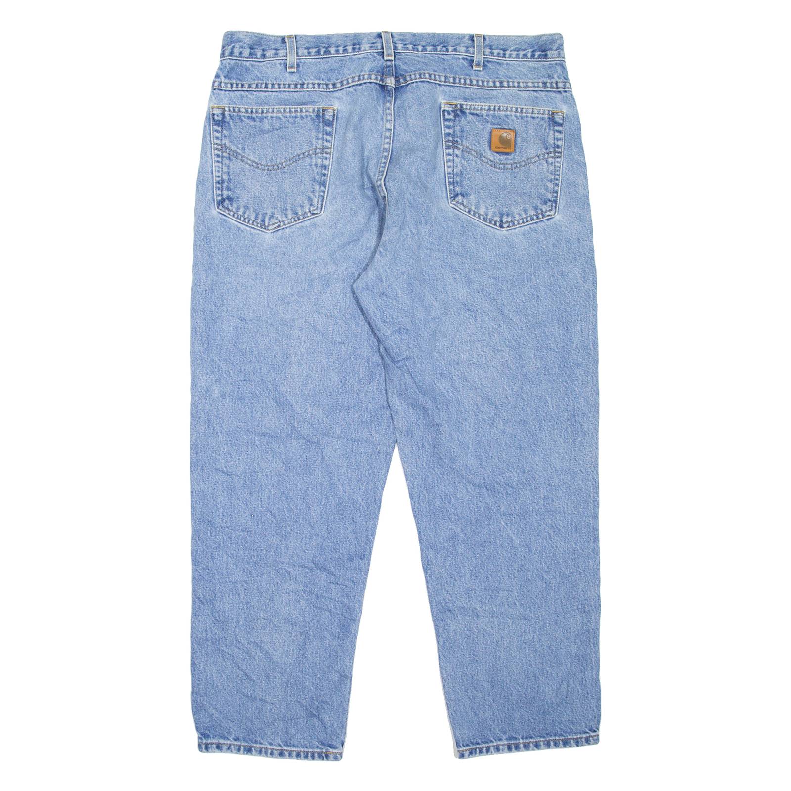 CARHARTT Workwear Mens Jeans Blue Relaxed Tapered W36 L28