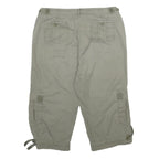 WESTBOUND Womens Shorts Beige Cargo Casual UK 14 W32 Cotton Drawstring Pockets