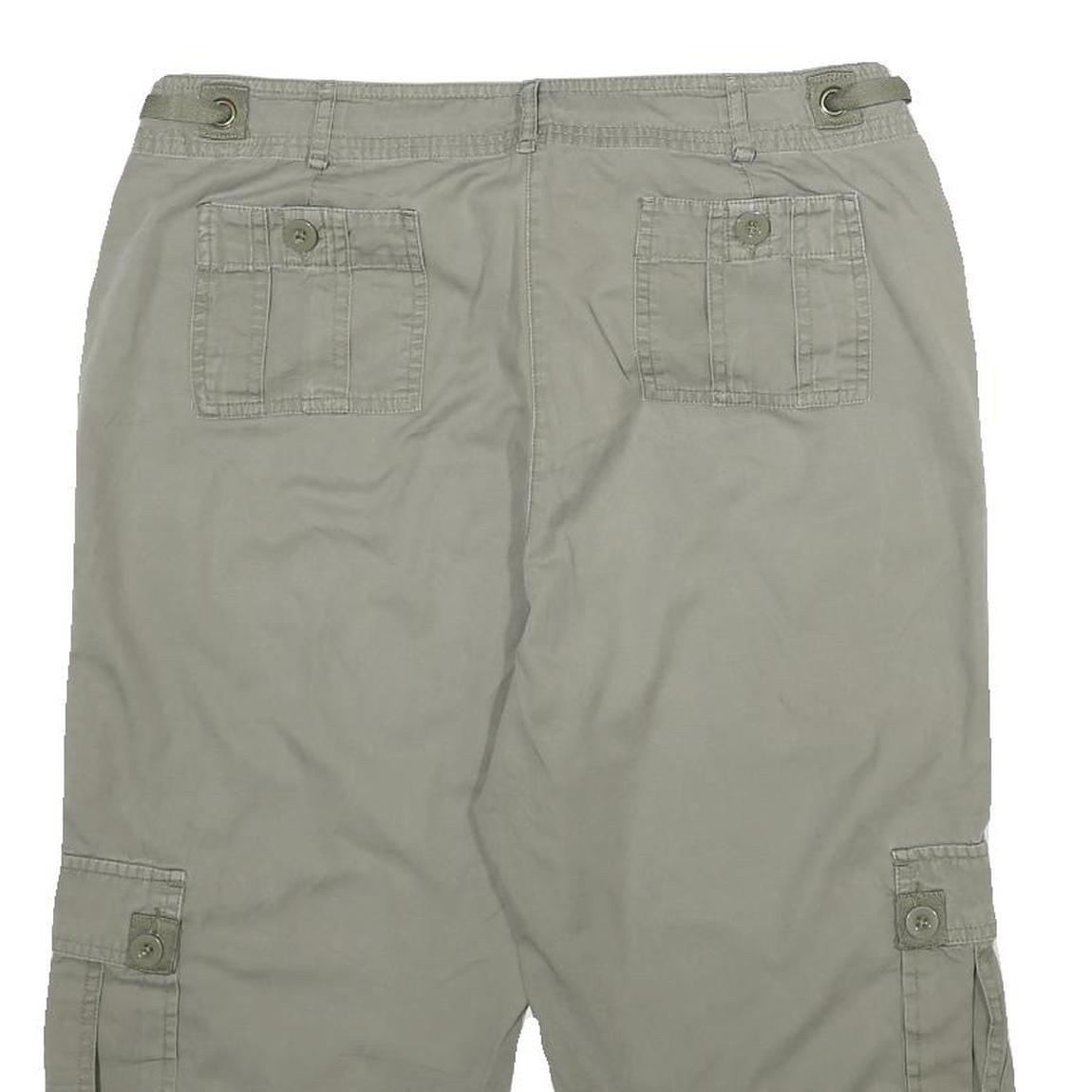 WESTBOUND Womens Shorts Beige Cargo Casual UK 14 W32 Cotton Drawstring Pockets