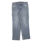 CARHARTT Mens Jeans Blue Regular Straight Denim Medium W36 L32 Workwear Zip