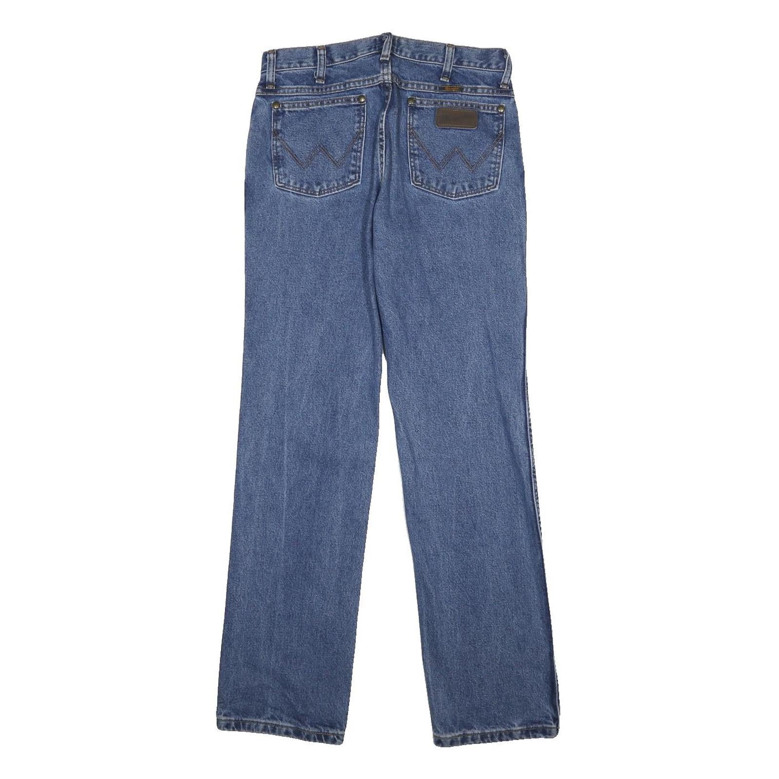 WRANGLER Mens Jeans Blue Regular Straight Denim Medium W31 L31 Classic Casual