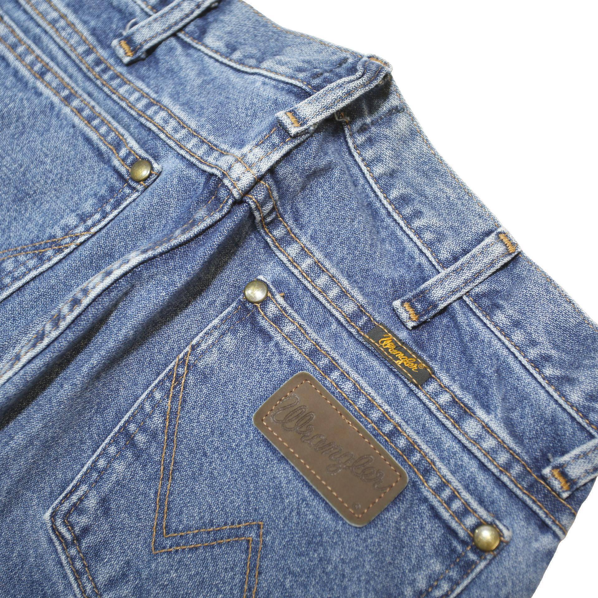 WRANGLER Mens Jeans Blue Regular Straight Denim Medium W31 L31 Classic Casual