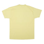 RUSSELL ATHLETIC Mens Yellow Georgia Tech Grandparent Graphic T-Shirt XL Short