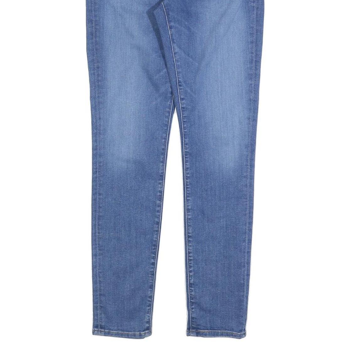 LEVI'S Womens Slim Blue Denim Jeans W28 L29 Stretch Cotton Blend Zip Fastening