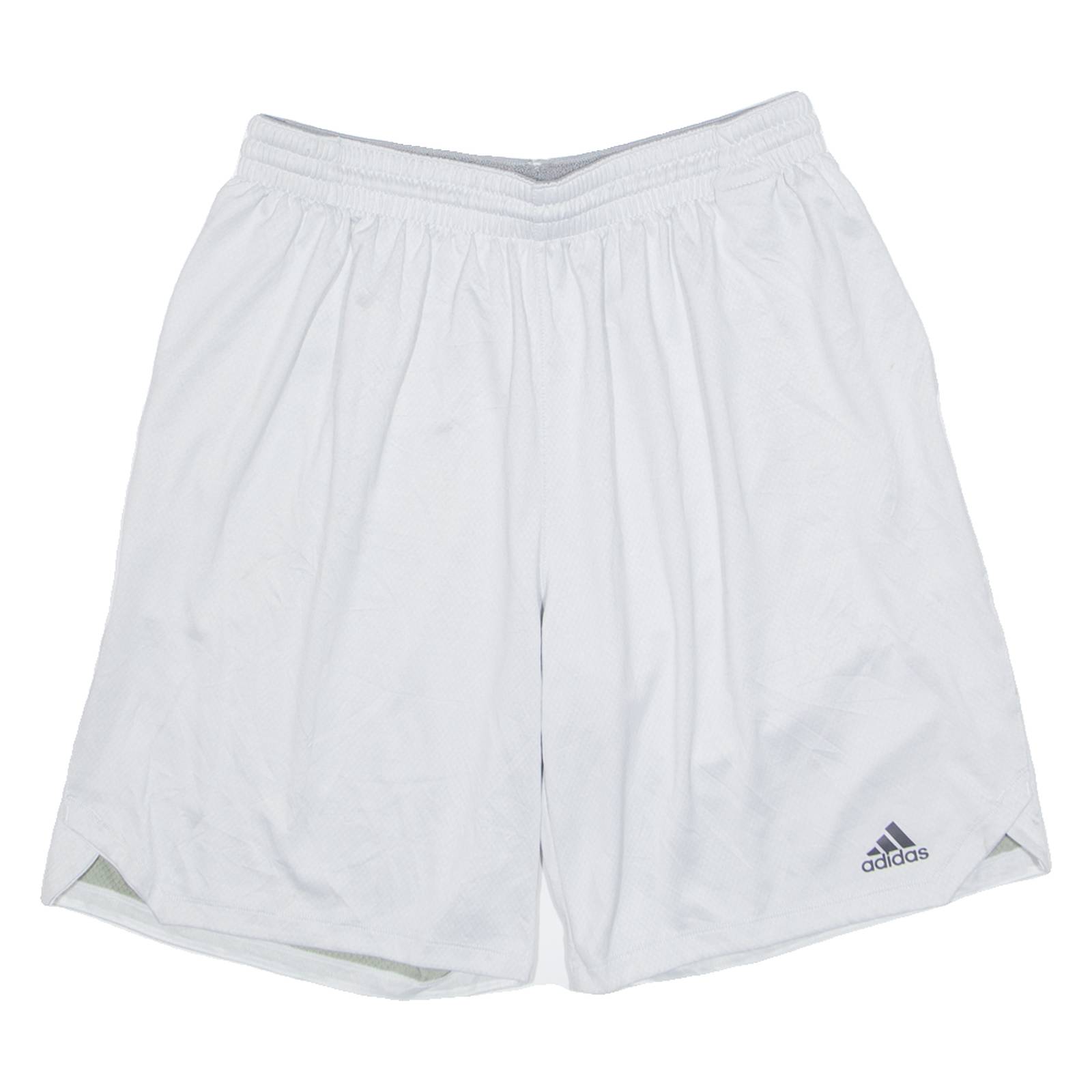 ADIDAS Mens Sports Shorts Silver Relaxed L W30