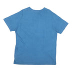 THE NORTH FACE Mens Blue Logo Graphic T-Shirt L Short Sleeve Crew Neck Casual