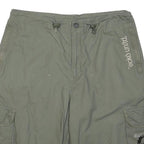 ECKO UNLTD Mens Shorts Green Cargo XL W36 Logo Printed Pockets Casual