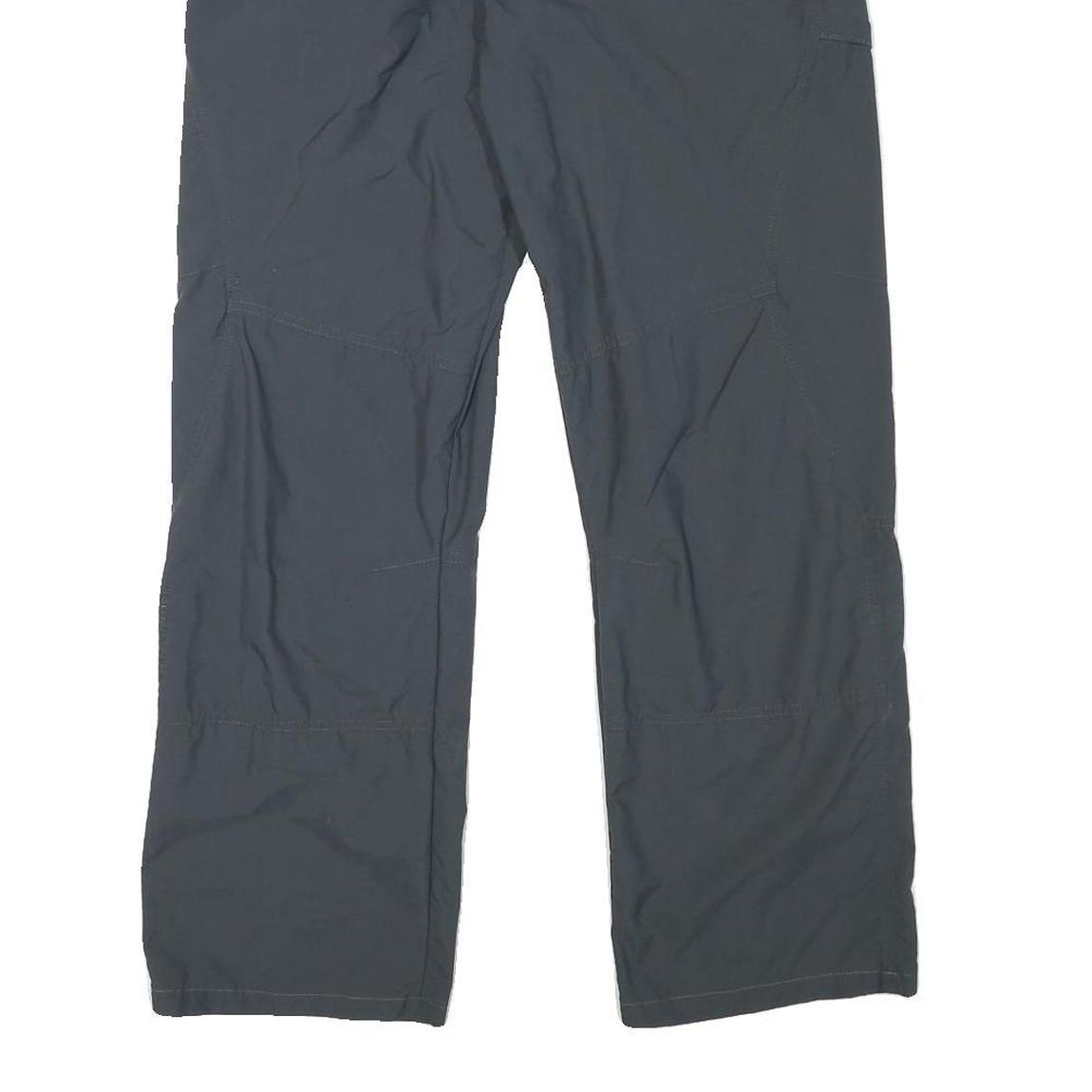 TREVOLUTION Mens Polyester Blend Regular Fit Black Trousers W34 L28 Outdoor