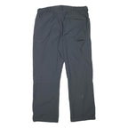 TREVOLUTION Mens Polyester Blend Regular Fit Black Trousers W34 L28 Outdoor