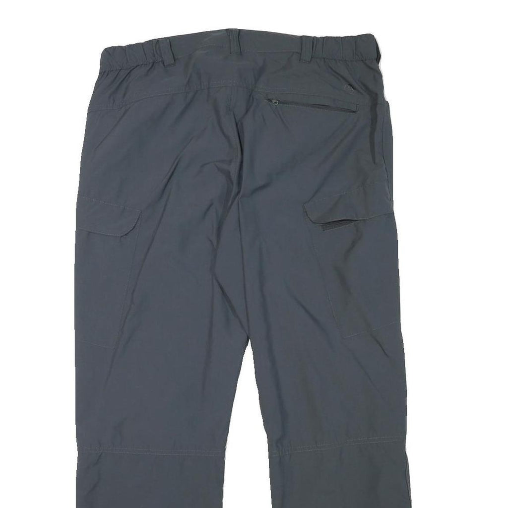 TREVOLUTION Mens Polyester Blend Regular Fit Black Trousers W34 L28 Outdoor