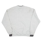 PFI FASHIONS Bird Print Womens Sweatshirt Grey 1/4 Zip L