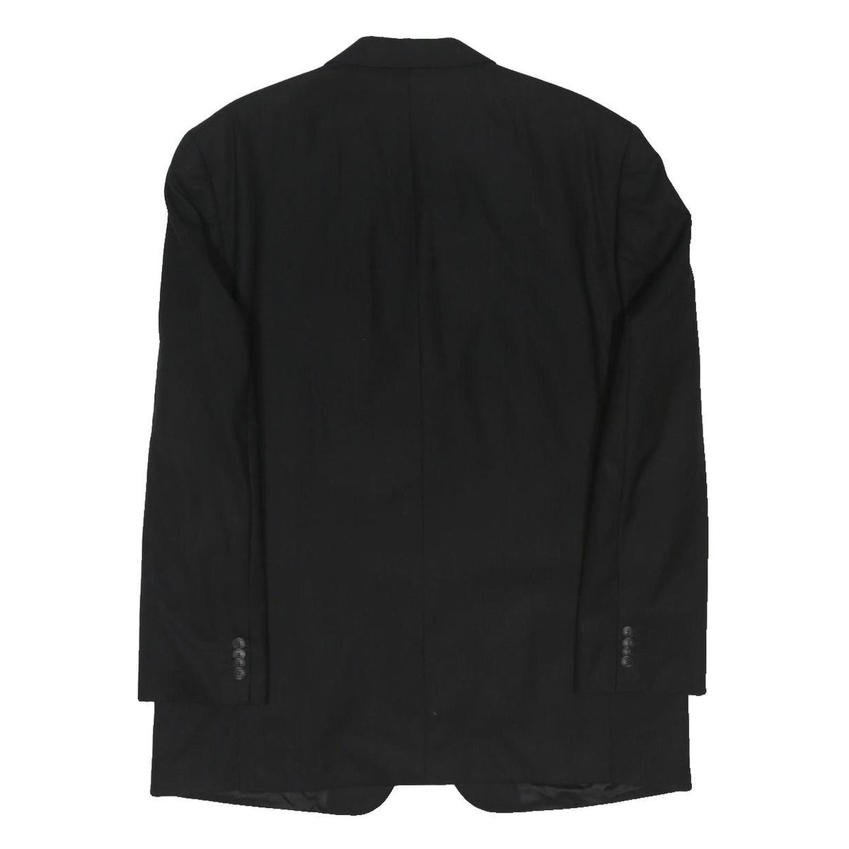 PIATTELLI Mens Black Wool Blend Classic Blazer Jacket XL Button Closure