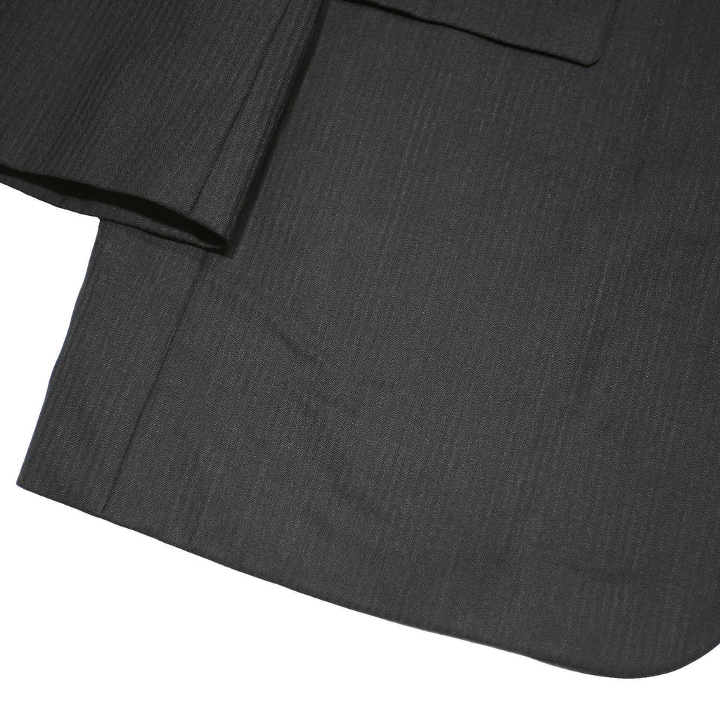 PIATTELLI Mens Black Wool Blend Classic Blazer Jacket XL Button Closure