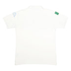 KAPPA Mens White Italia Short Sleeve Cotton Polo Shirt 2XL Italy Flag