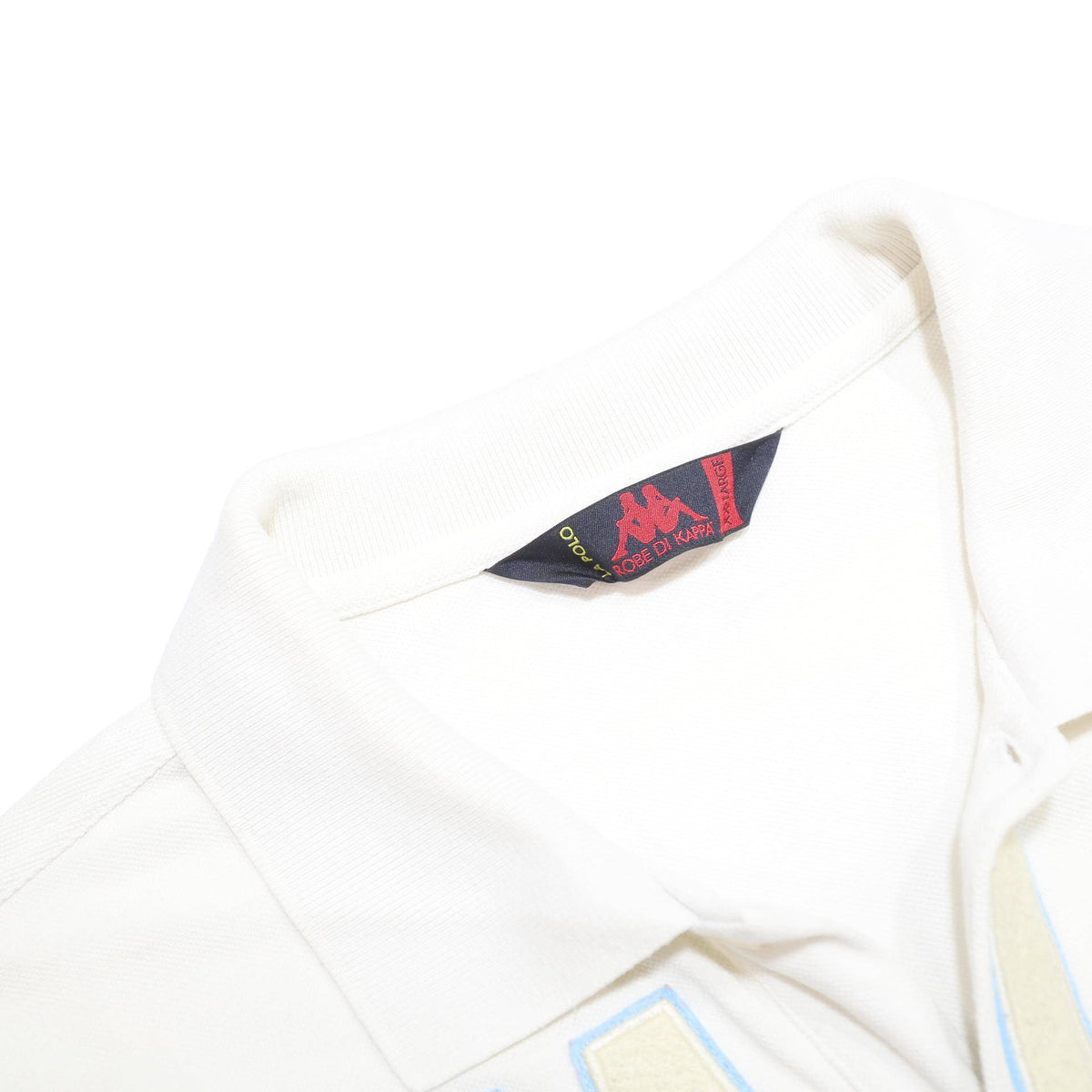 KAPPA Mens White Italia Short Sleeve Cotton Polo Shirt 2XL Italy Flag
