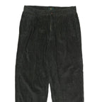 CLUB ROOM Mens Cotton Black Classic Straight Trousers W34 L27 Casual Elegant