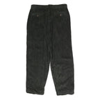 CLUB ROOM Mens Cotton Black Classic Straight Trousers W34 L27 Casual Elegant