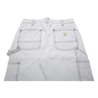 CARHARTT Womens White Regular Fit Straight Cotton Blend Jeans W29 L30 Durable