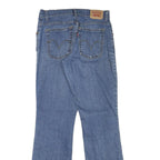 LEVI'S Womens Regular Fit Blue Denim Straight Jeans W27 L31 Classic Cotton Blend