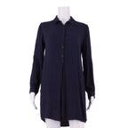 FAT FACE Womens Shirt Dress Blue Long Sleeve Knee Length UK 10