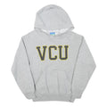 CHAMPION Womens Grey VCU Printed Pullover Hoodie XXS Cotton Blend Comfortable