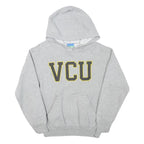 CHAMPION Womens Grey VCU Printed Pullover Hoodie XXS Cotton Blend Comfortable