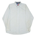 WRANGLER Mens Shirt Blue Check Long Sleeve 2XL
