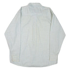WRANGLER Mens Shirt Blue Check Long Sleeve 2XL