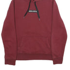 HOLLISTER Mens Maroon Hoodie S Cotton Blend Pullover Hooded Sweatshirt