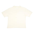 FILA Mens Cream Polo Shirt XL Cotton Short Sleeve Plain Basic Classic
