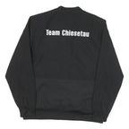 ADIDAS Mens Black FC Oberdiessbach Logo Zip Jacket L Polyester Blend Plain