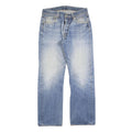 LEVI'S Mens Jeans Blue Regular Straight Denim Medium W30 L30 Classic Button