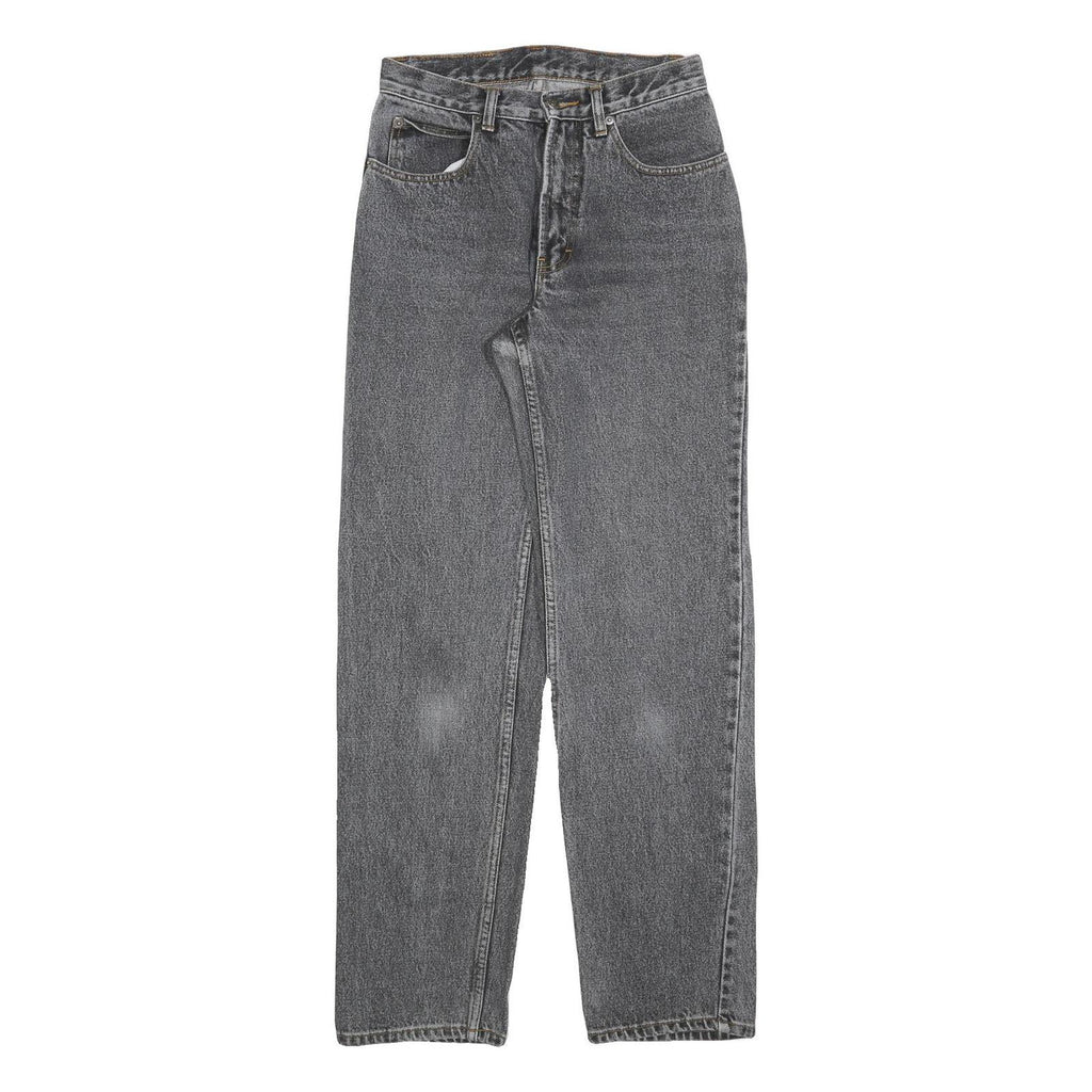 TEDDYS Womens Jeans Grey Regular Straight Denim Medium W28 L32 Classic Fit
