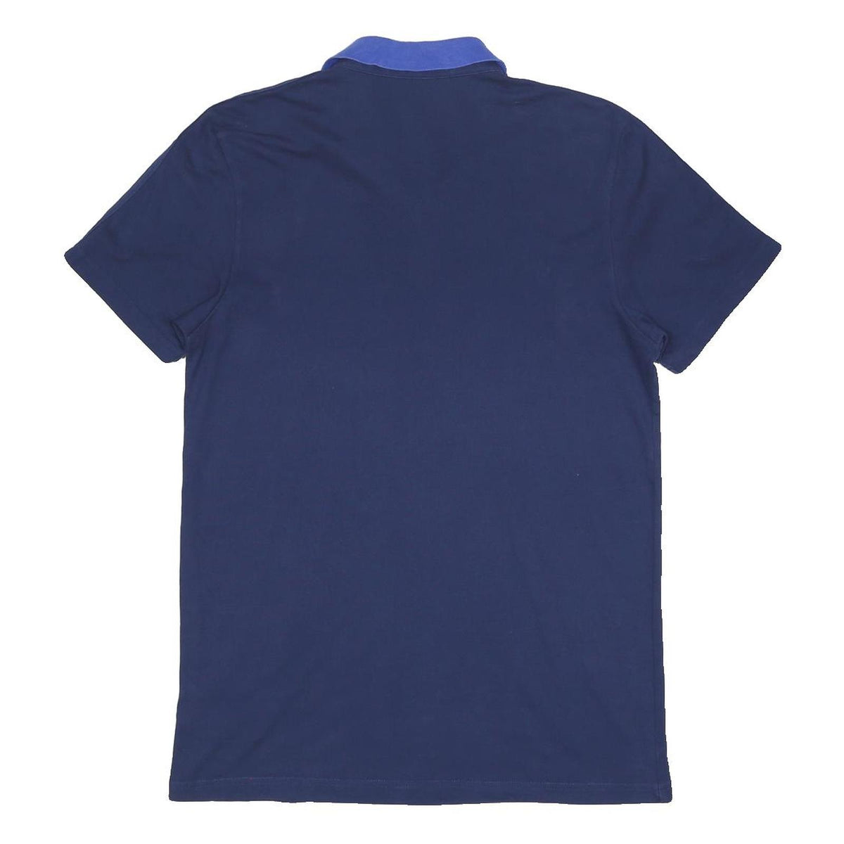 ADIDAS Mens Blue Polo Shirt L Cotton Blend Short Sleeve Sports Casual