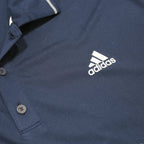 ADIDAS Mens Blue Short Sleeve Plain XL Sportswear Polo Shirt Performance