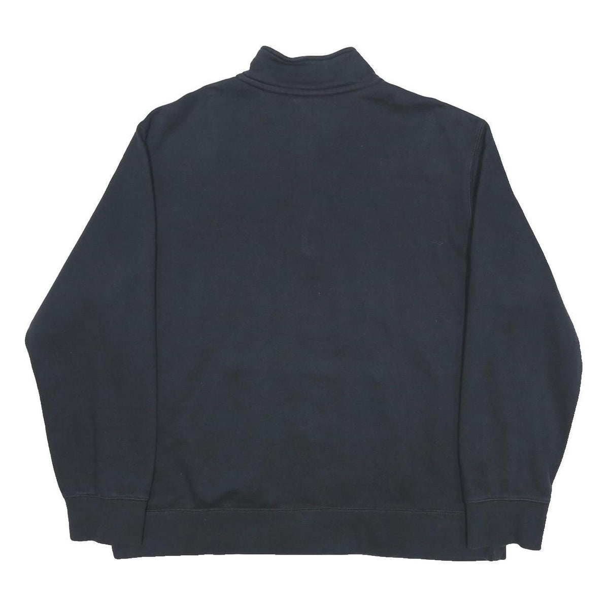 NIKE Mens Black 1/4 Zip Sweatshirt XL Cotton Blend Sport Casual Pullover