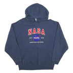 OURAY Mens Blue NASA Pullover Hoodie XL Cotton Blend Space Flight Centre