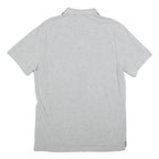 NIKE Mens Grey Short Sleeve Plain Polo Shirt M Cotton Casual Sportswear