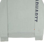 CARHARTT Womens Grey Sweatshirt Crew Neck M Logo Print Casual Pullover
