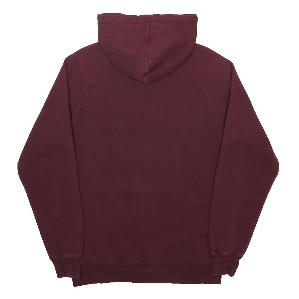 CARHARTT Mens Maroon Hoodie Pullover M Classic Cotton Blend Workwear