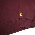 CARHARTT Mens Maroon Hoodie Pullover M Classic Cotton Blend Workwear
