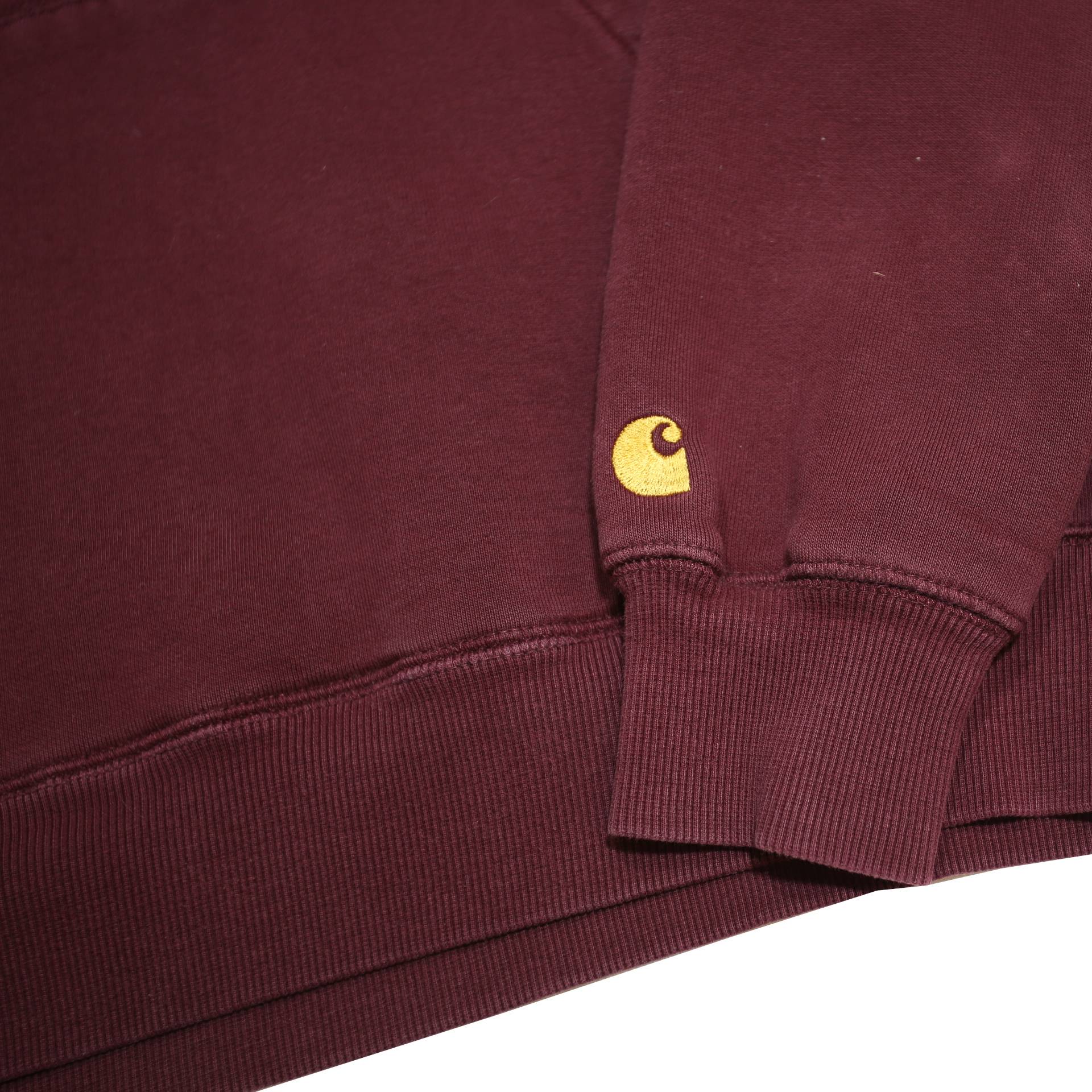 CARHARTT Mens Maroon Hoodie Pullover M Classic Cotton Blend Workwear