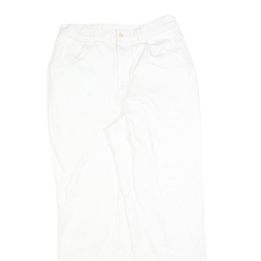 LAUREN RALPH LAUREN Womens White Regular Fit Straight Denim Jeans W30 L30