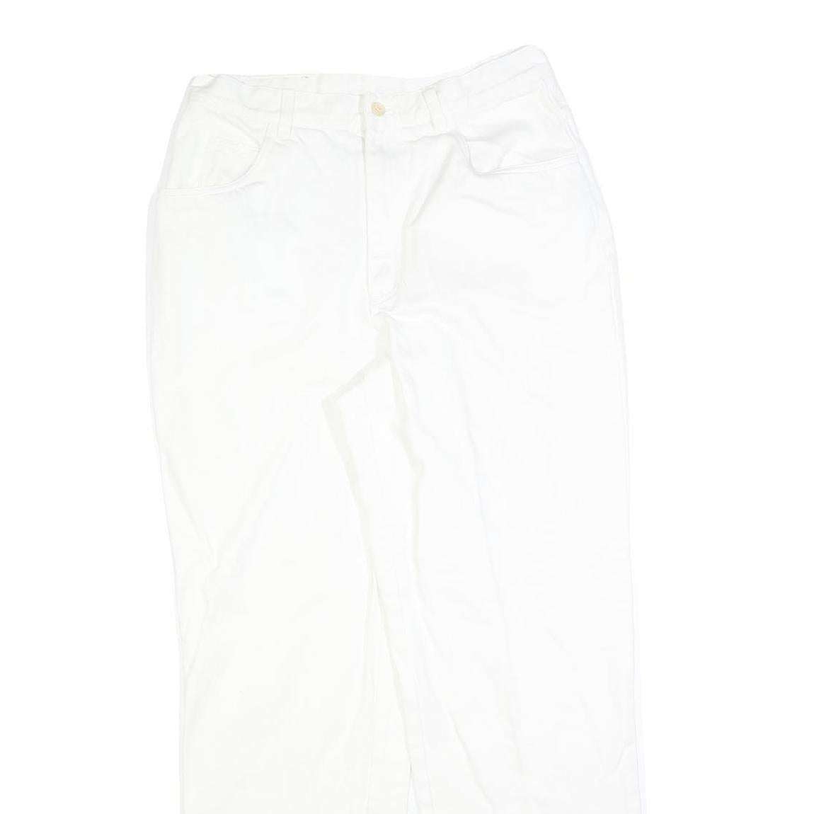 LAUREN RALPH LAUREN Womens White Regular Fit Straight Denim Jeans W30 L30