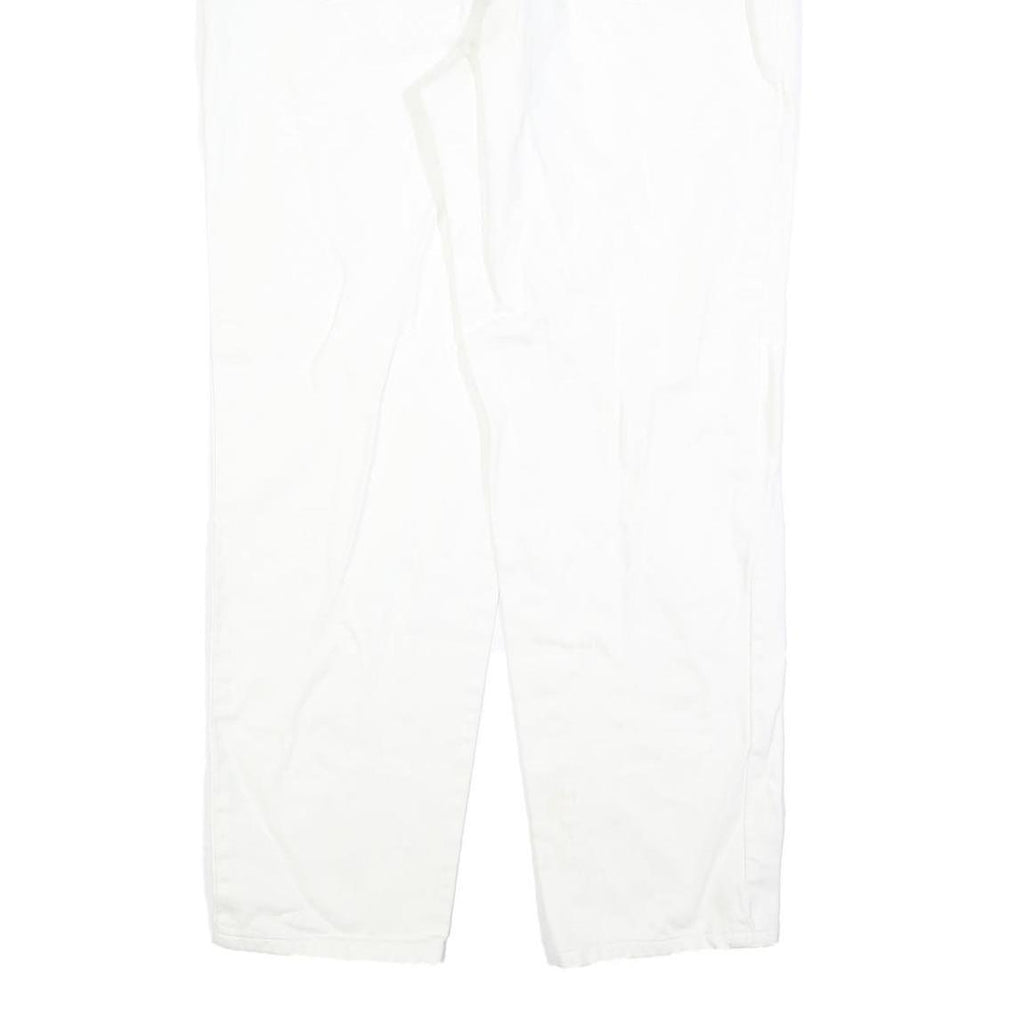 LAUREN RALPH LAUREN Womens White Regular Fit Straight Denim Jeans W30 L30