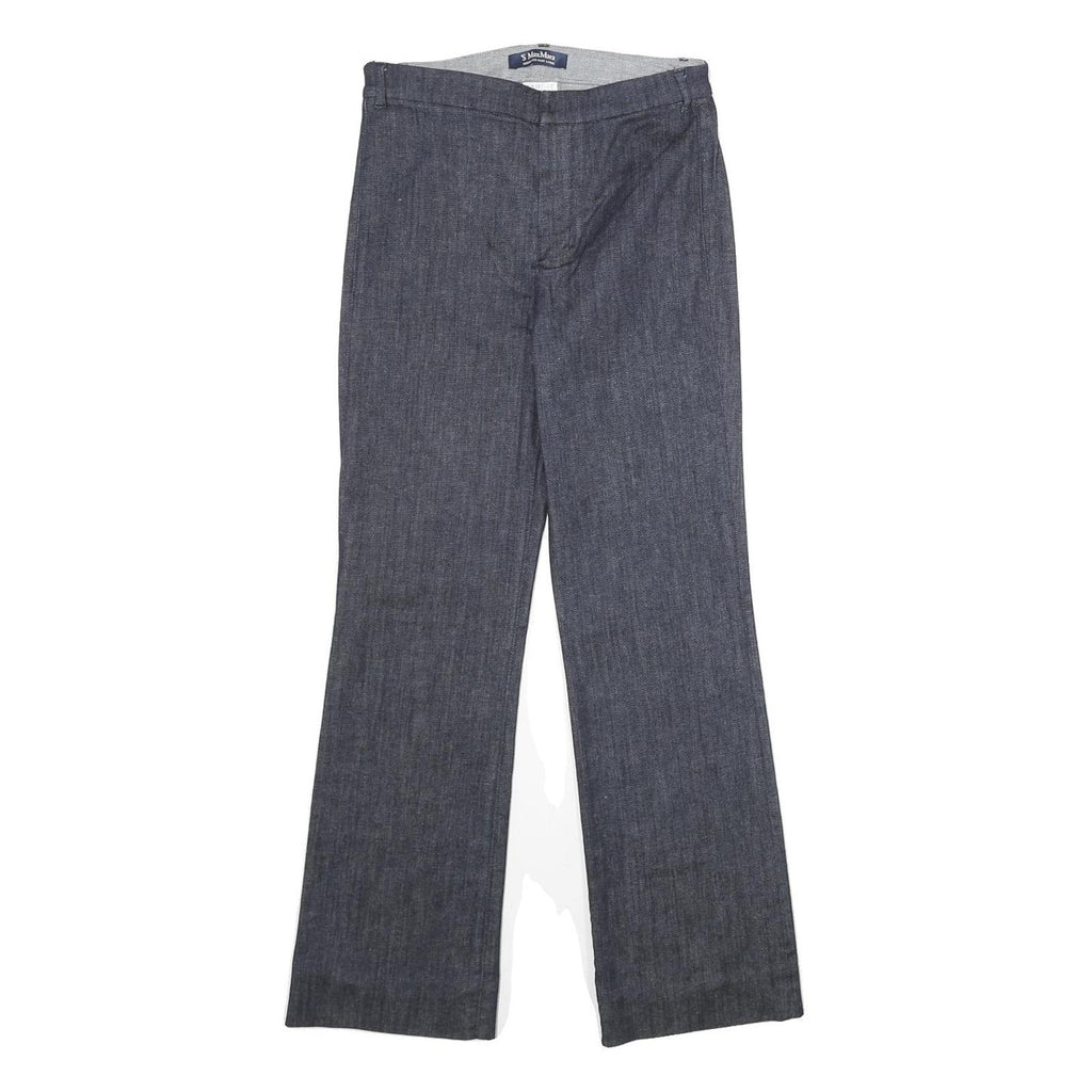 S MAX MARA Womens Jeans Blue Regular Straight Denim W26 L28 Stylish Detail